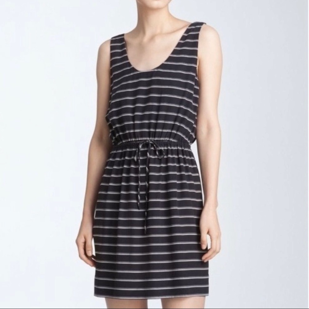 Joie Striped Silk Tank Dress